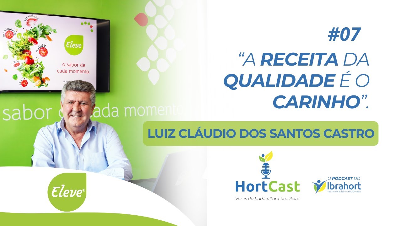 A RECEITA DA QUALIDADE É O CARINHO. Luiz Cláudio dos Santos Castro.
