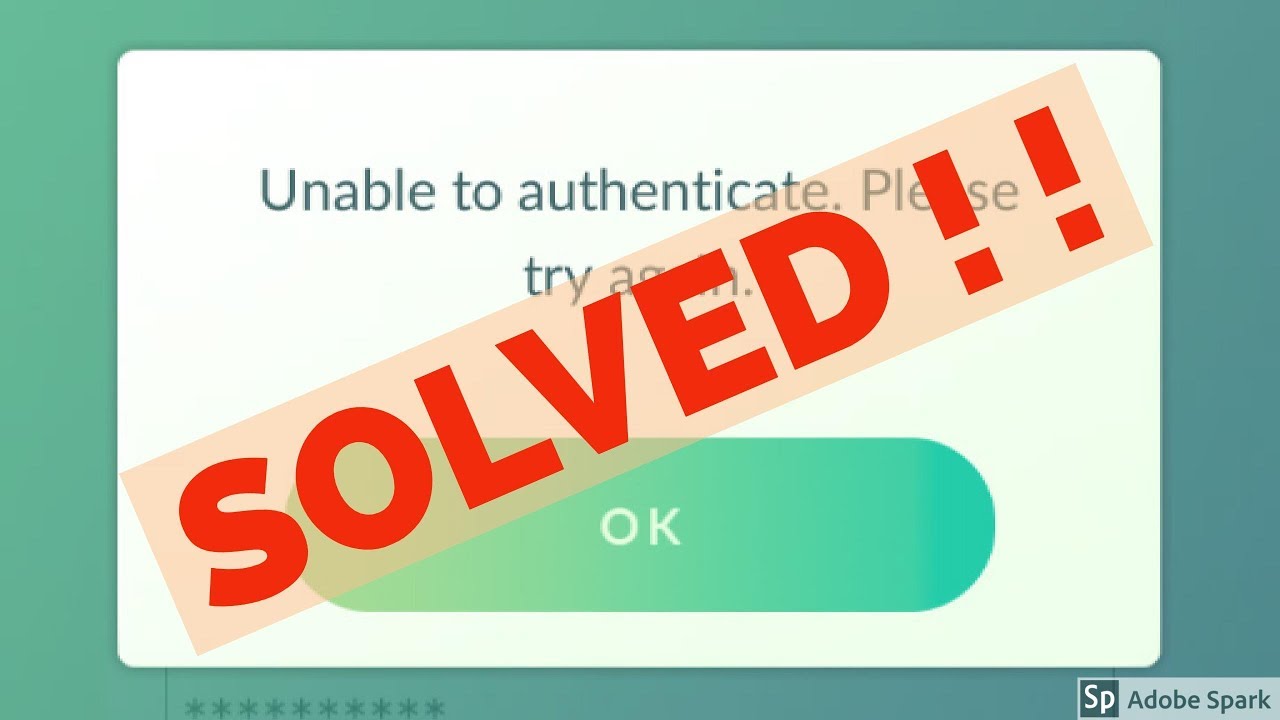 Fix Unable to authenticate Please try again-Pokemon Go Error in Android|Tablet