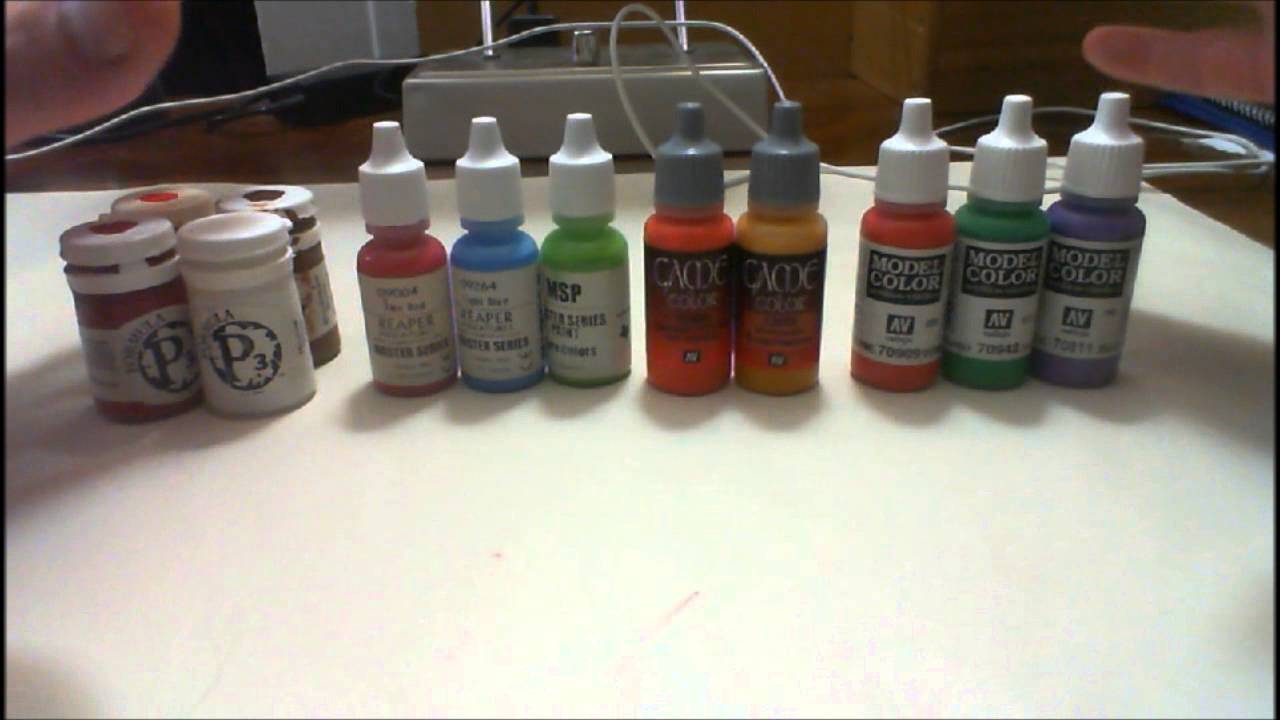 Paint Review-Privateer Press P3, Reaper Master Series, Vallejo Model and Game Color, Vid 220