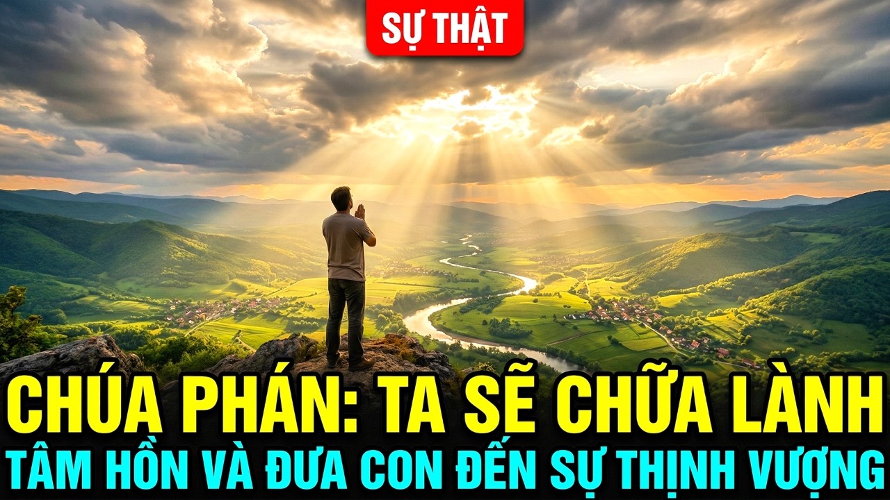 ✝️Chúa Phán: Ta Sẽ Chữa Lành Tâm Hồn Và Đưa Con Đến Sự Thịnh Vượng | Lời Chúa Mỗi Ngày Chữa Lành