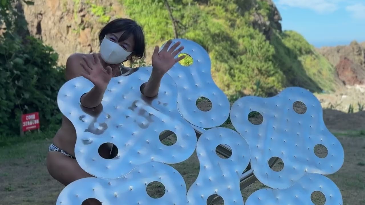 The object that OKU-NOTO art festival and me.(Tranny)