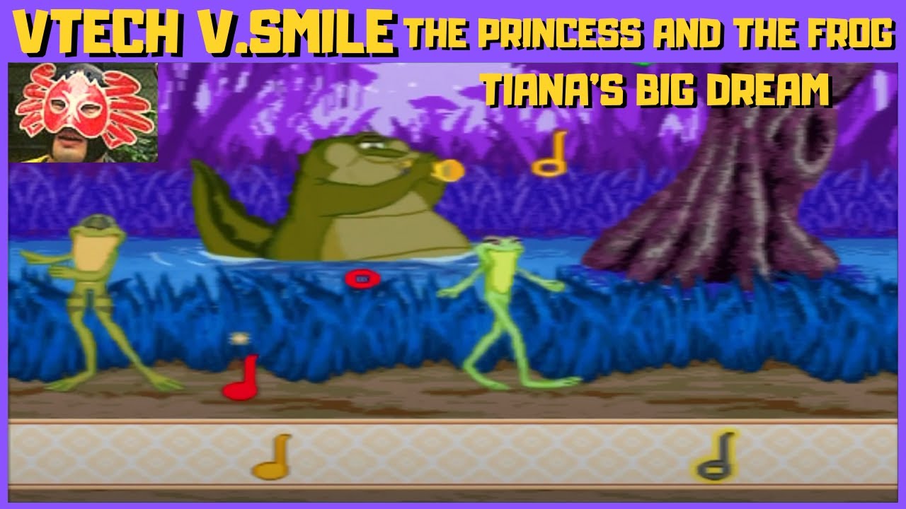 The Princess and the Frog: Tiana's Big Dream (VTech V.Smile) Learning Adventure and Learning Zone 🦀