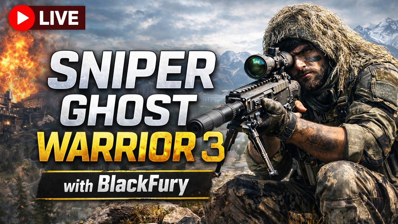 🔴 LIVE – Sniper Ghost Warrior 3 Gameplay | Stealth Sniping & Story Missions - 1