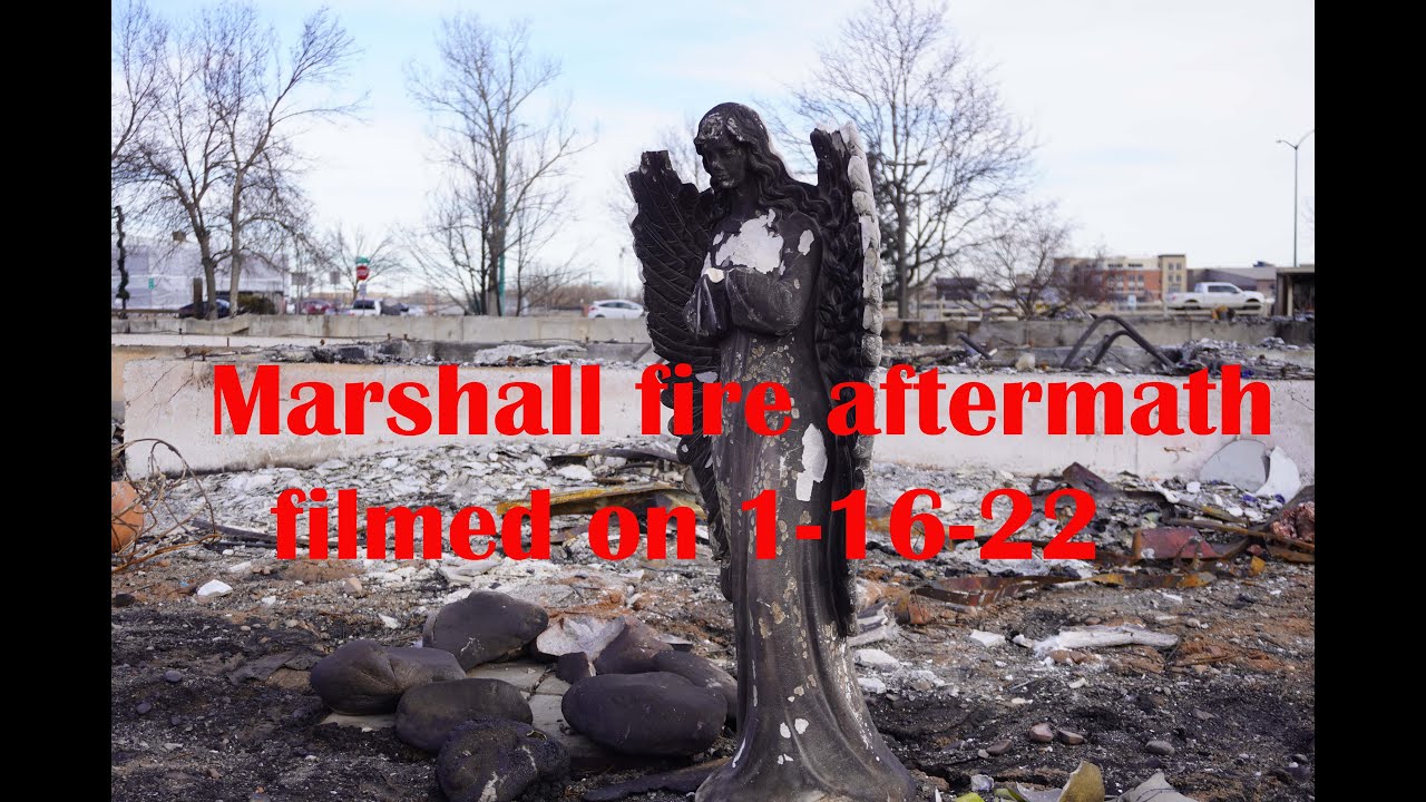 Marshall fire aftermath. Boulder, Superior, Louisville