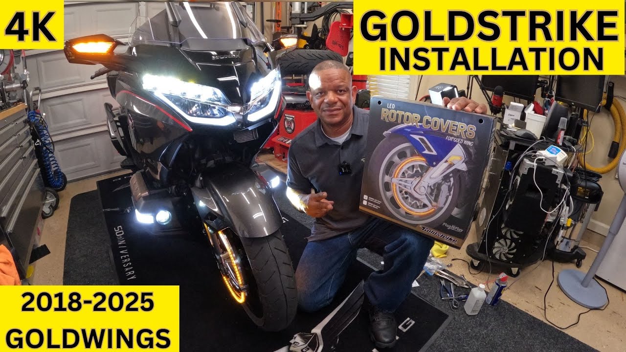 2025 Honda Goldwing LED Rotor Covers by Goldstrike3d