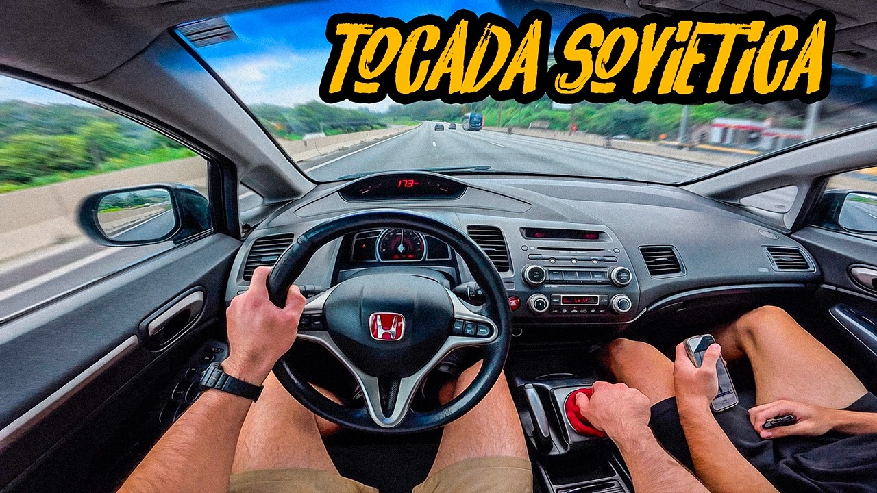 FUI PRA BAND DE HONDA CIVIC SI! 45 MINUTOS DE ESTRADA