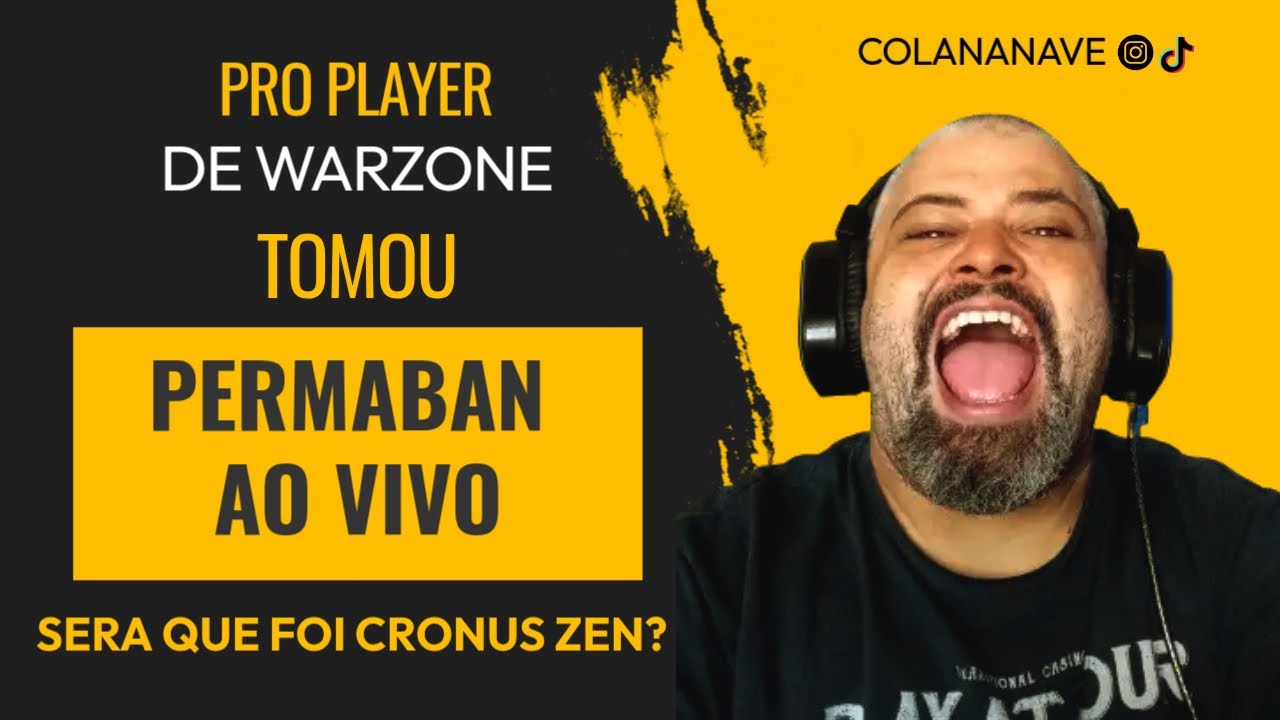 OPINIÃO - PRO PLAYER DE WARZONE PERMABANIDO AO VIVO. SERA QUE O RICOCHET TA FUNCIONANDO MESMO?