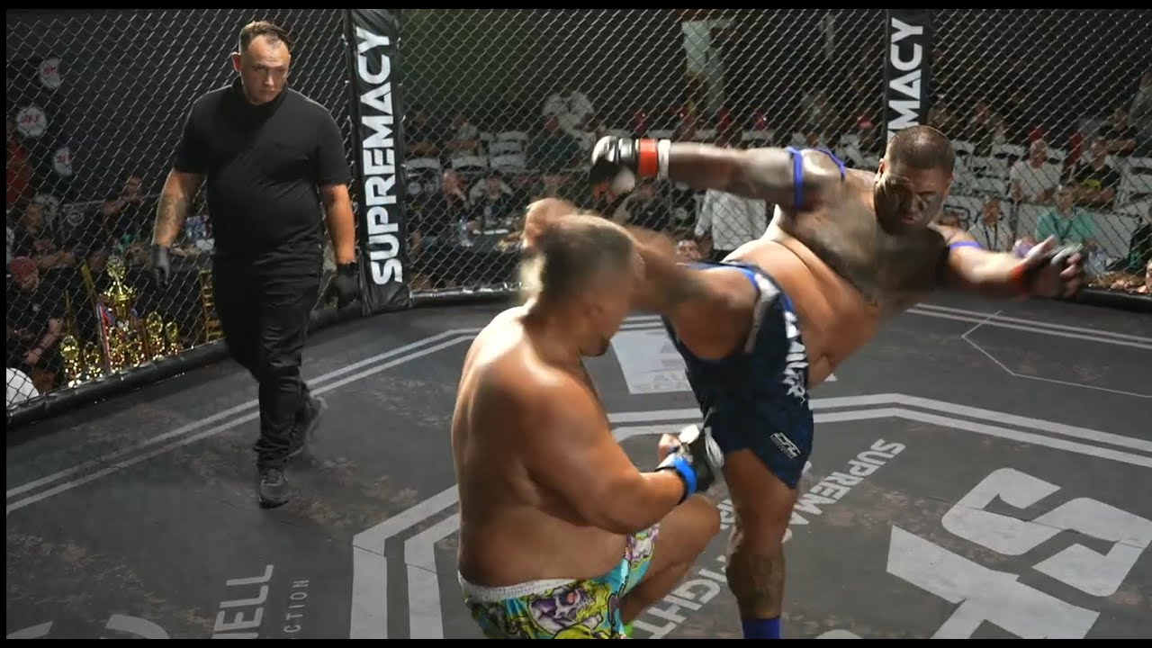 ВОЙНА ЗА ТИТУЛ В СУПЕРТЯЖЁЛОМ ВЕСЕ! | Леви Смайлер нокаутирует короля Фаси ударом ноги | Муай Тай