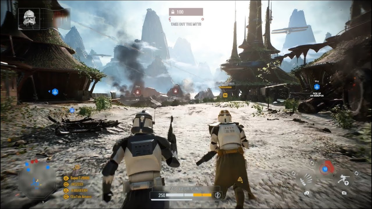 Star Wars Battlefront 2: Galactic Assault Gameplay.