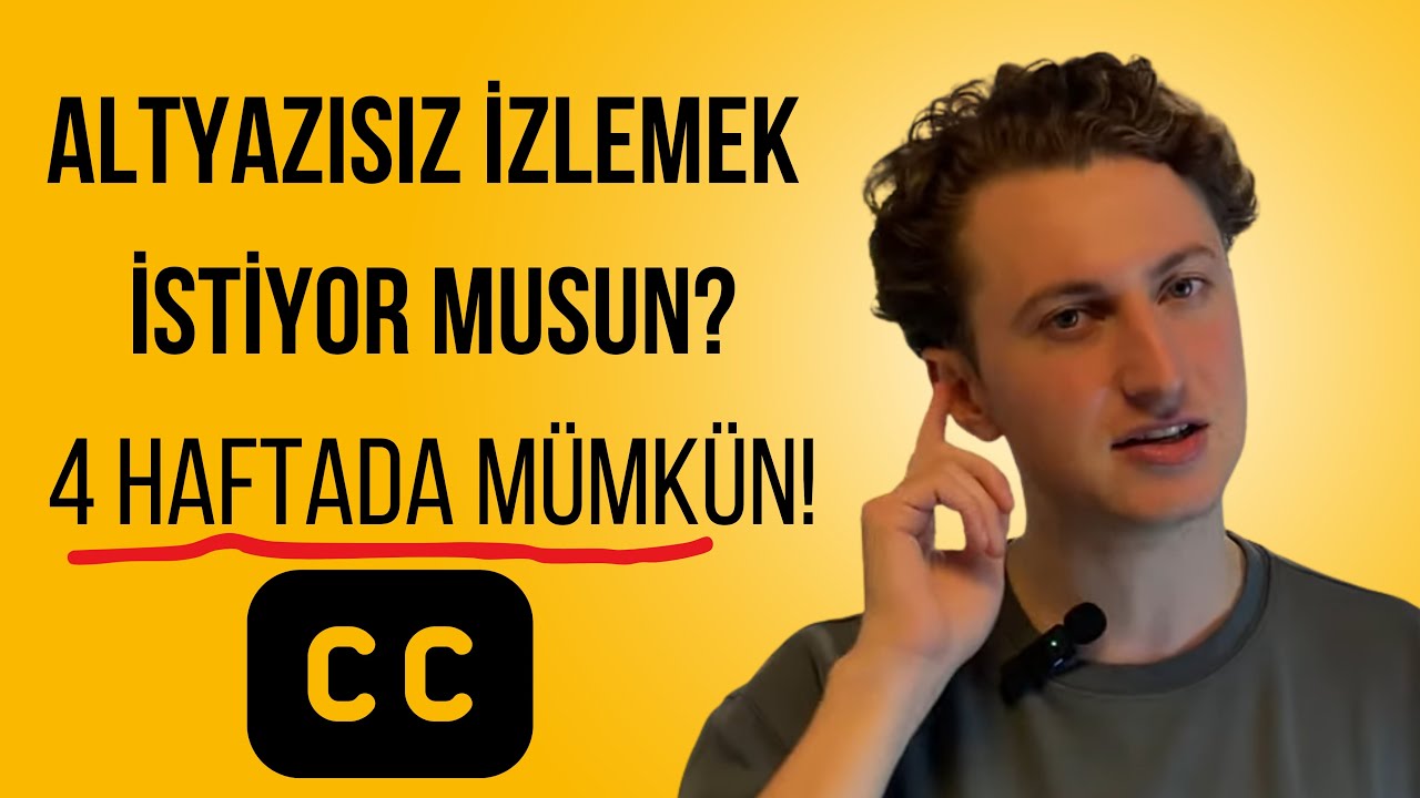 4 Haftada Altyazısız Dizi & Film İzle! Bu Yöntemi Kaçırırsan İngilizce Kulak Alışmaz