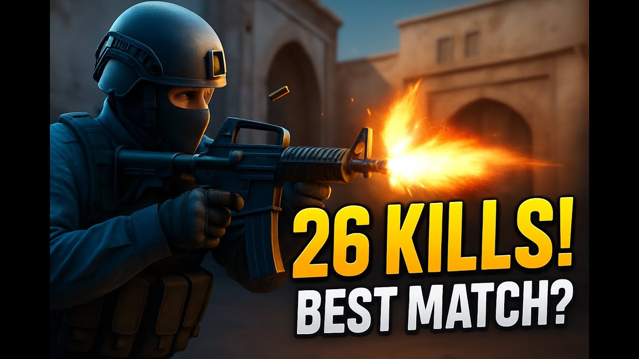 26 KILLS! My Best Dust2 Competitive Match Yet (CS2 Journey)