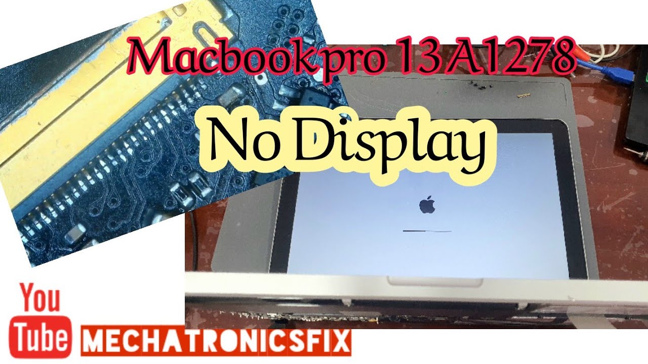 Macbook pro 13 A1278|| Power On No Display repair