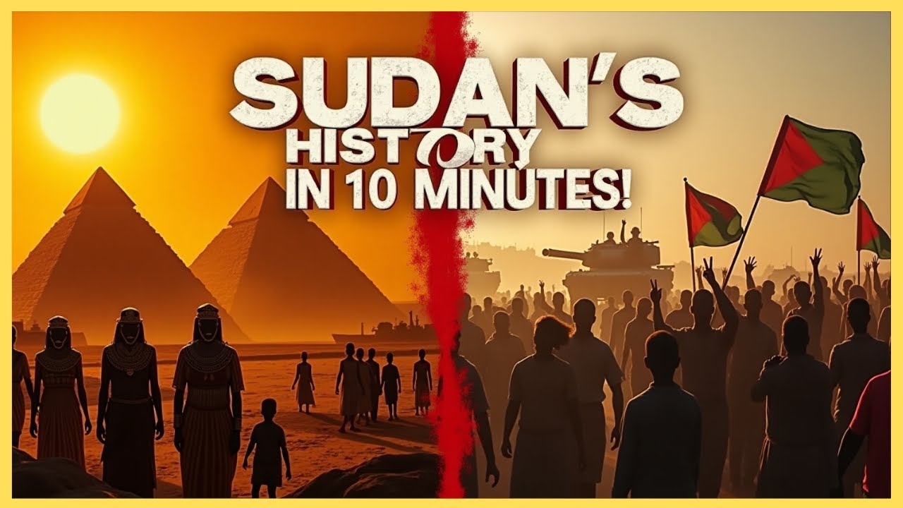 🇸🇩 The ENTIRE History of Sudan in 10 Minutes 🌍⏱️