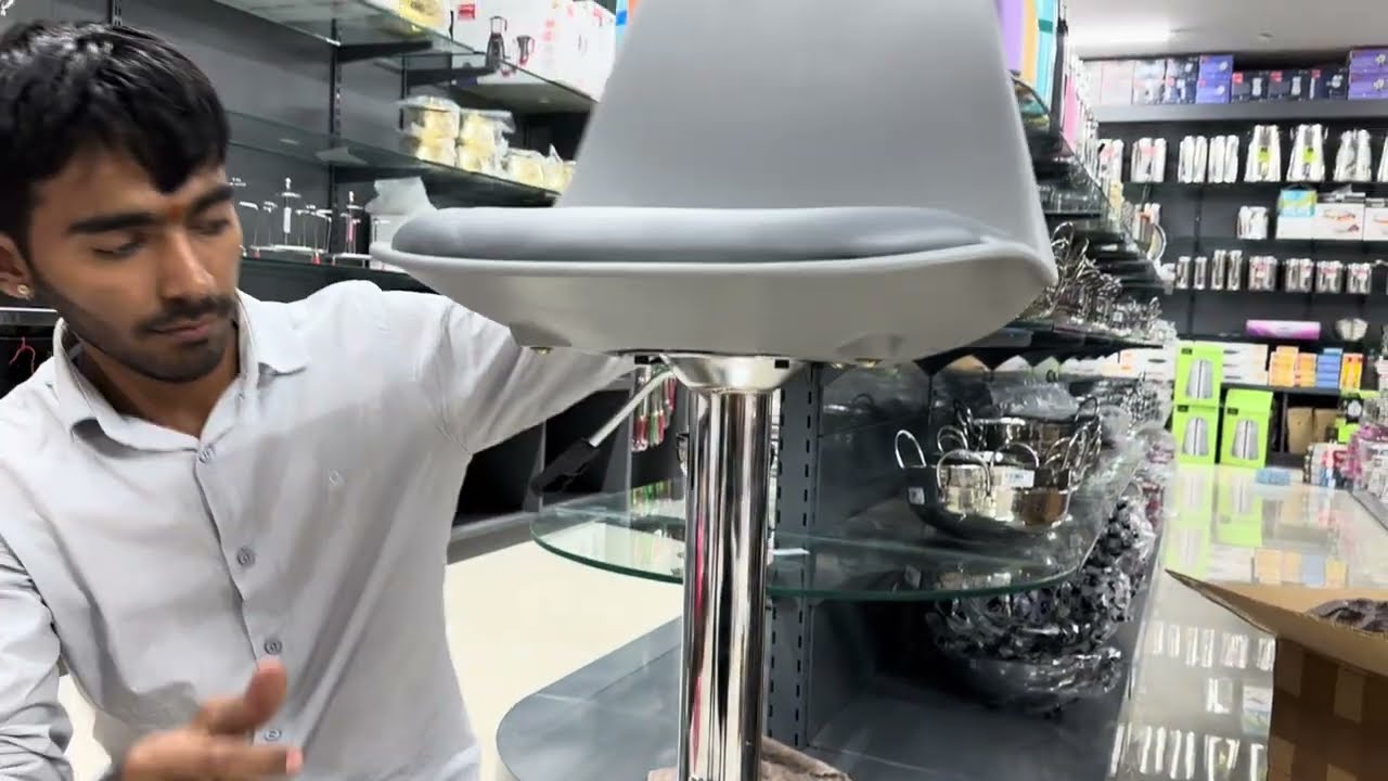High Bar Chair/ Kitchen Stool Unboxing | New Bar Stool Review | Height Adjustable Bar chair