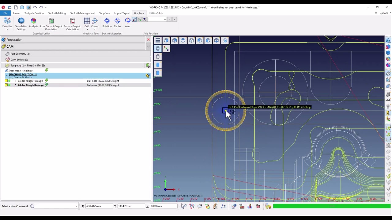 Initial Lateral Step – Global Rough/Rerough