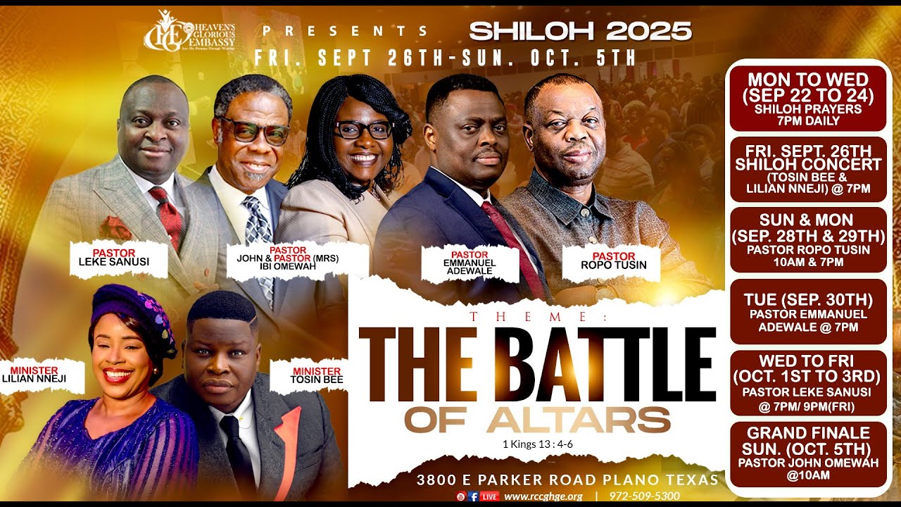 GRAND FINALE SHILOH CONFERENCE 2025
