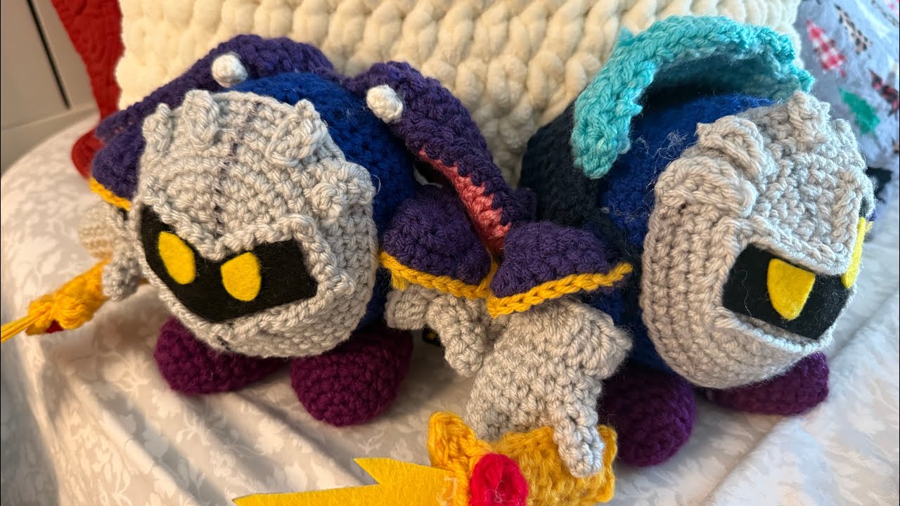 How to crochet Meta knight part 4 | from Kirby dreamland | Sub 🇺🇸 🇫🇷 🇧🇷 🇪🇸 episode 55