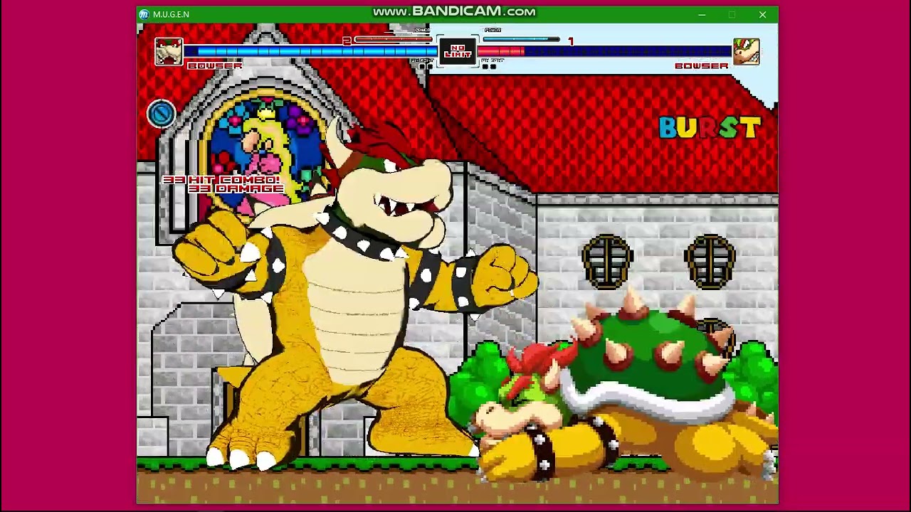 MUGEN CHANNEL BATTLE: BOWSER(OHMSBY)VS BOWSER(k6666orochi)|MUGEN ALL STARS 1.1B🐉