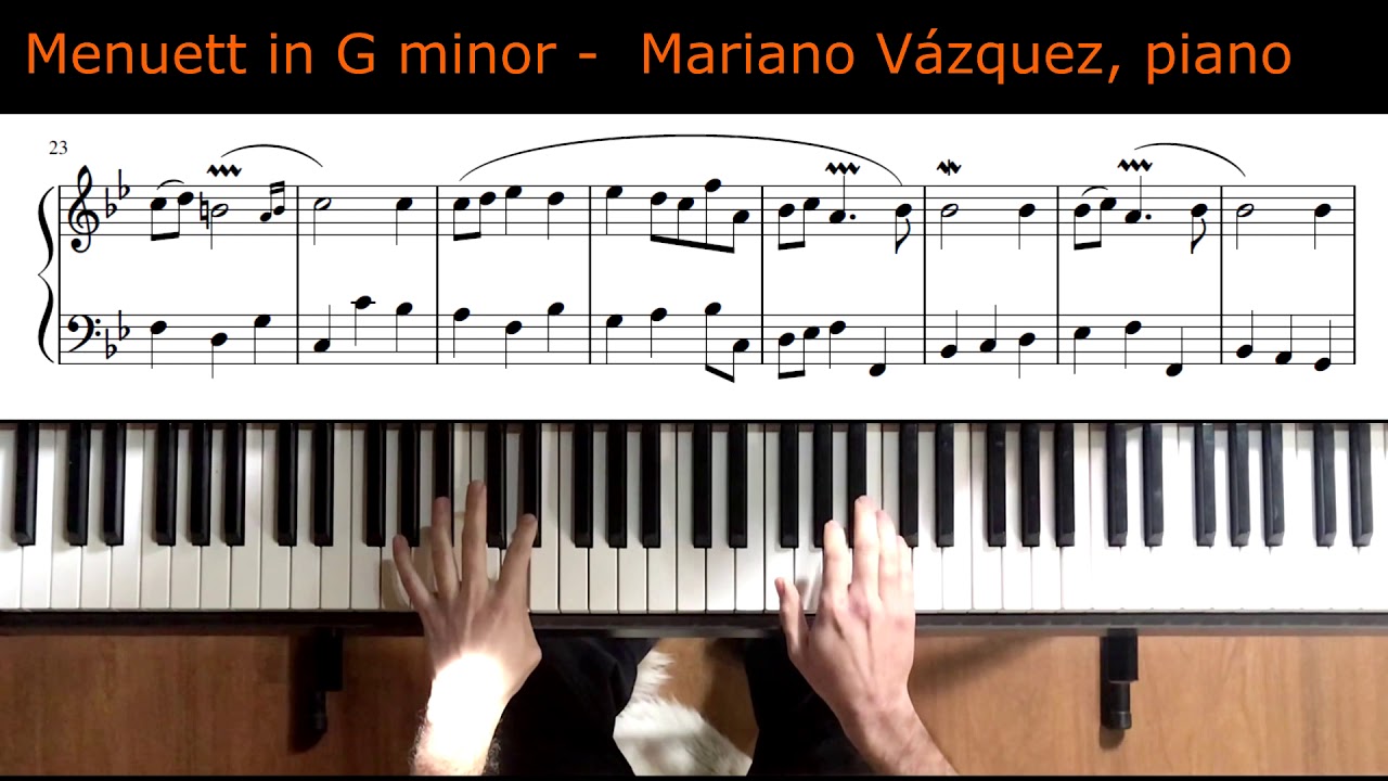 Handel - Menuett in G minor - HWV434-4