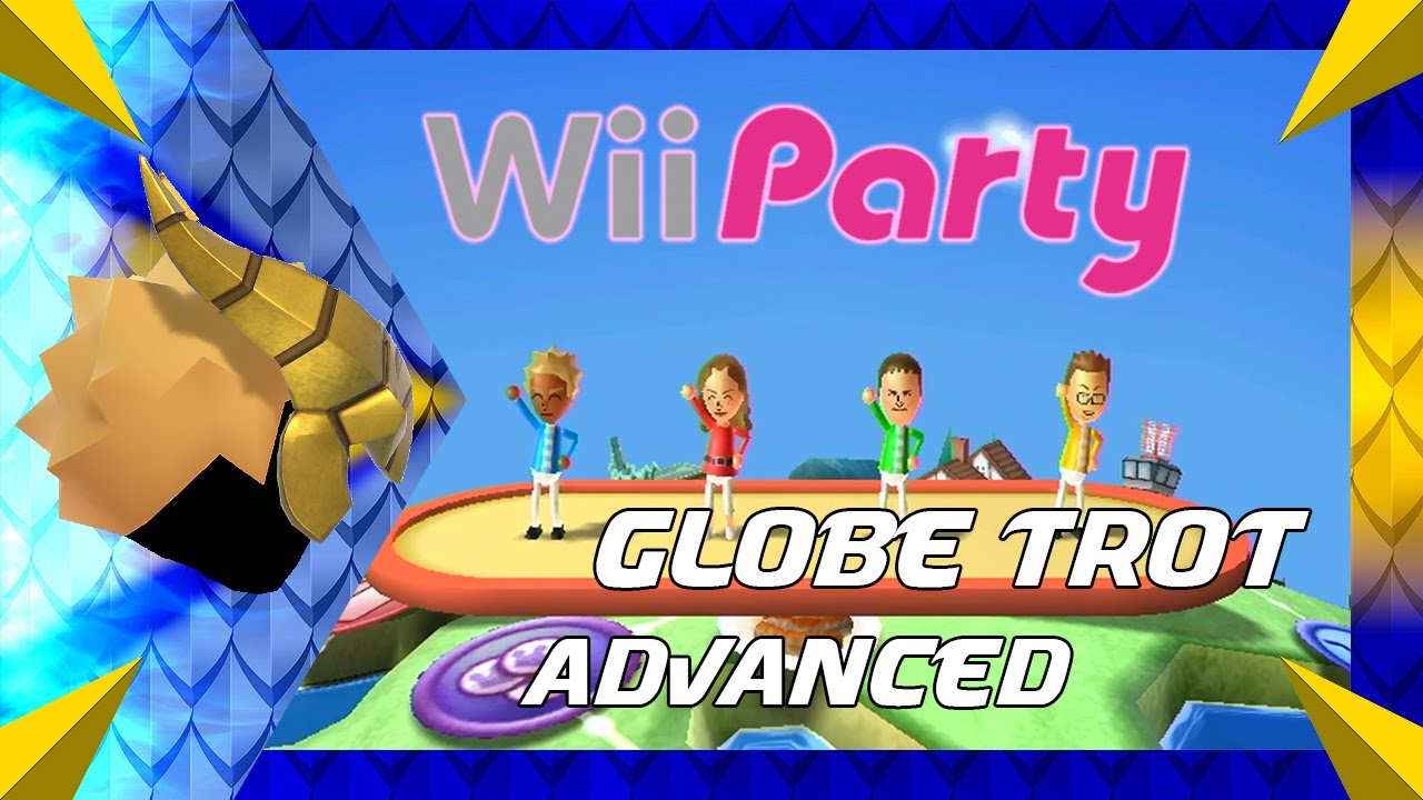 Wii Party - Globe Trot (Advanced) Guest gold vs Kathrin vs Michael vs Oscar