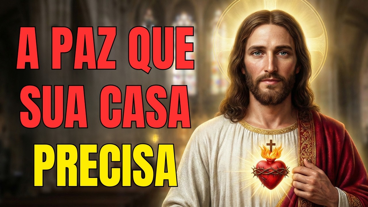 HOJE À NOITE, ANTES DE DORMIR, CONSAGRE SUA CASA AO SAGRADO CORAÇÃO DE JESUS E VEJA UMA PAZ  SEU LAR