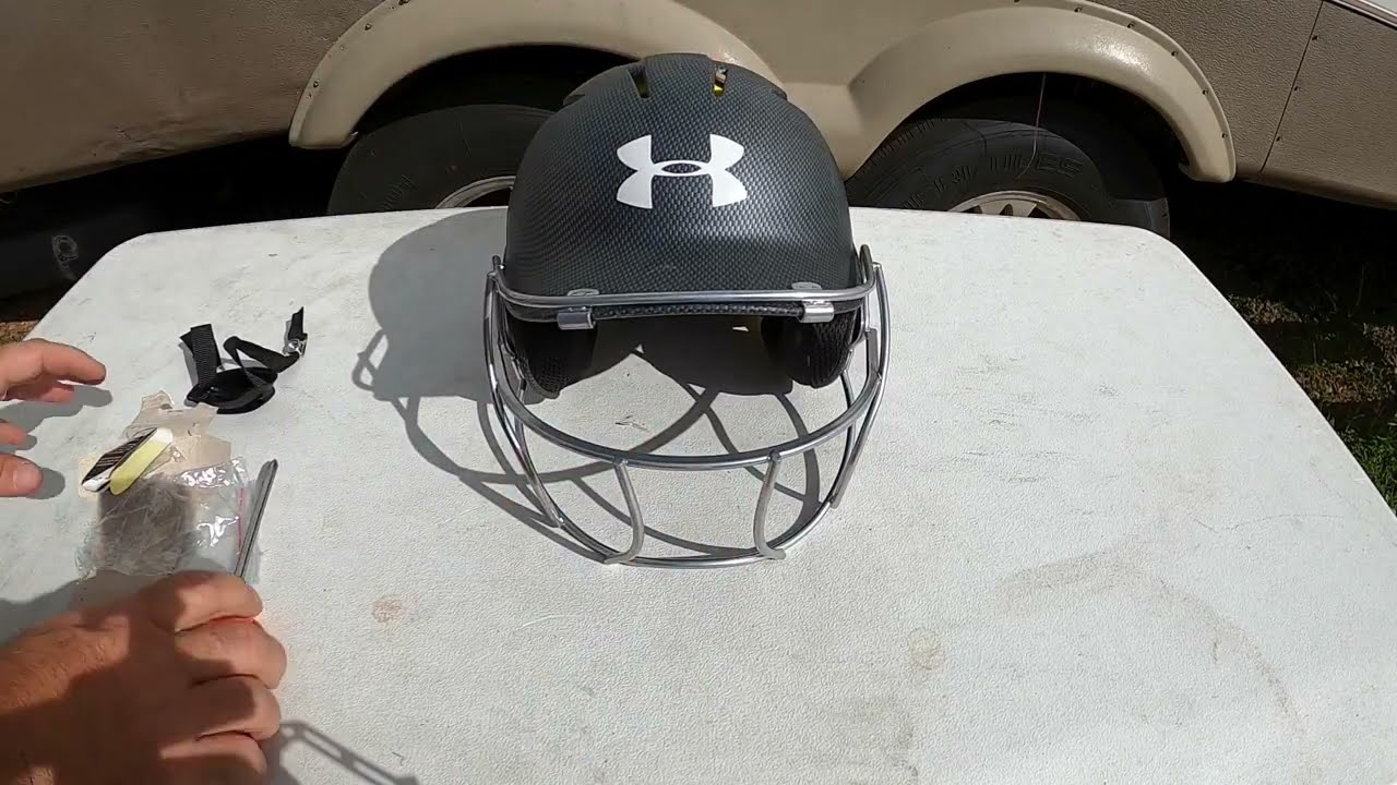 How to Install a Face Mask/Guard on an Under Armor Helmet...