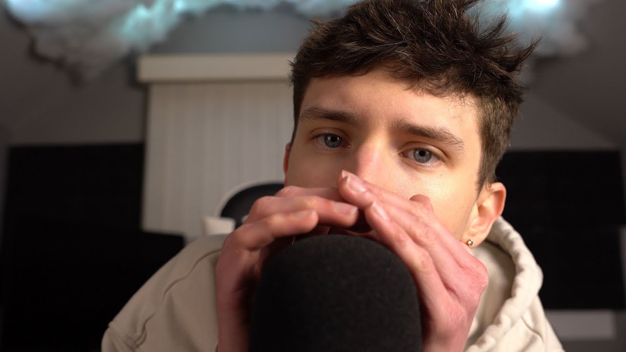 ASMR | Mouth Sounds and Inaudible Whispering For Sleep (Personal Attention, Hand Movements)