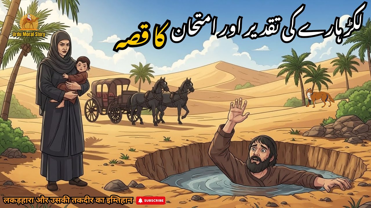 Lakadhara or os ki taqdeer ka Imtihan || लकड़हारा और उसकी तकदीर का इम्तिहान || #carvaneurdu .