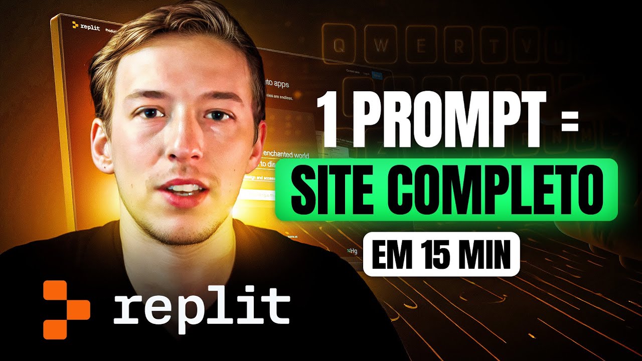 Criei um site profissional com design incrível usando essas ferramentas de IA: Replit + Gemini 3 Pro