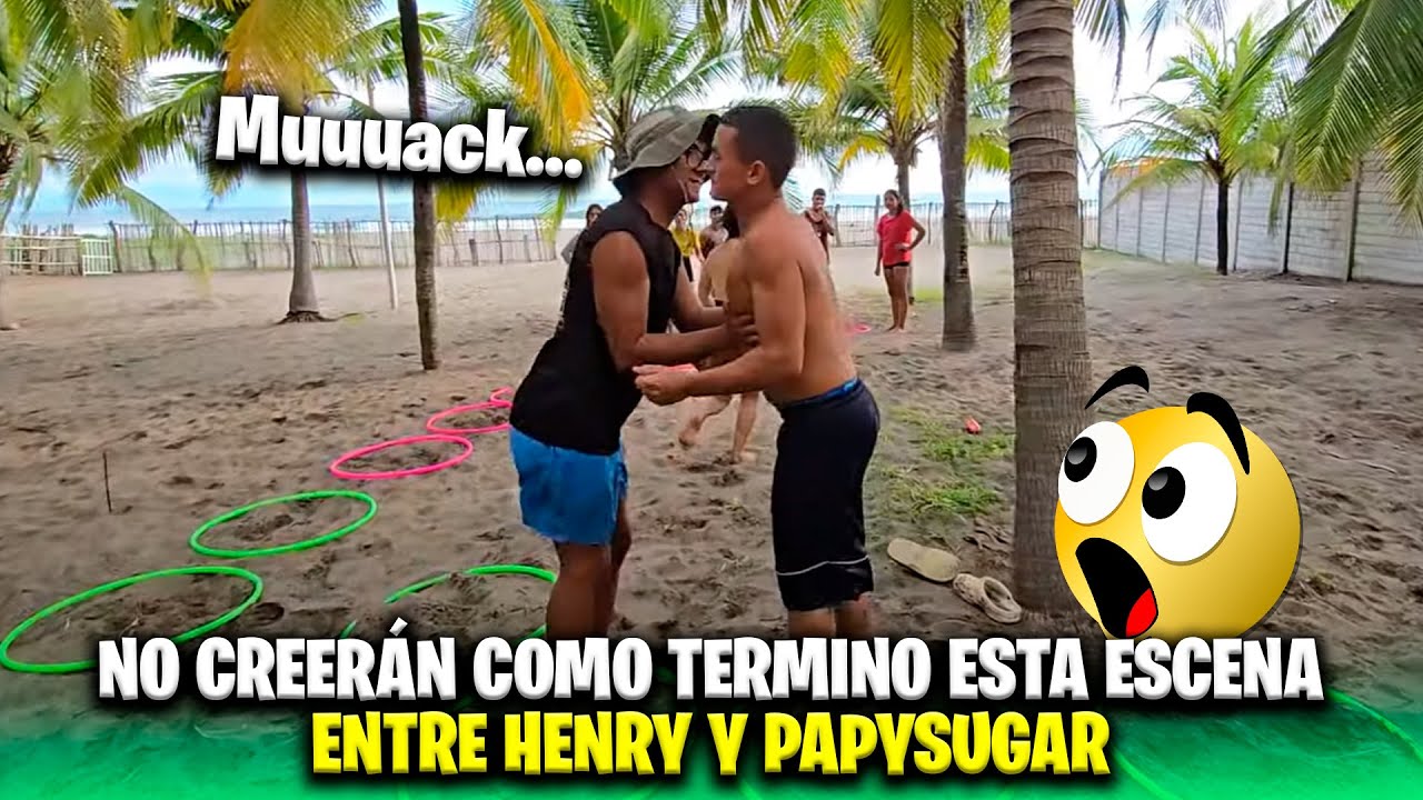 Henry y Papysugar se dejaron llevar por la velocidad y el juego. Casi se pasan llevando a Kathy