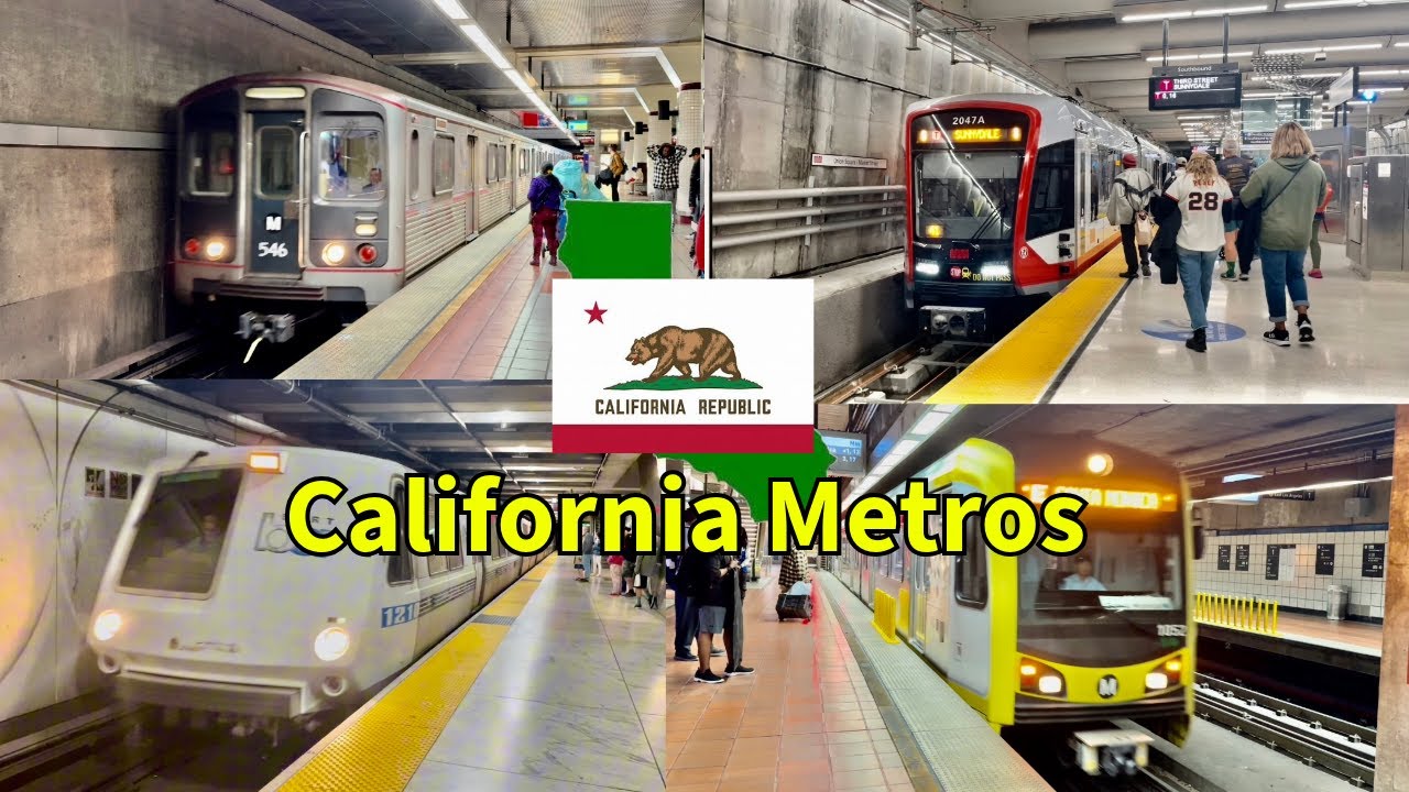California Metro Train Compilation