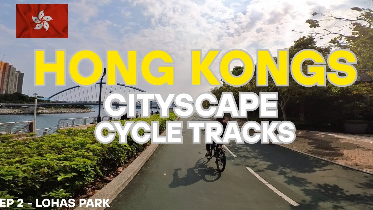 4K | Cycling Lohas Park: Discover Hong Kong's Scenic Tracks!