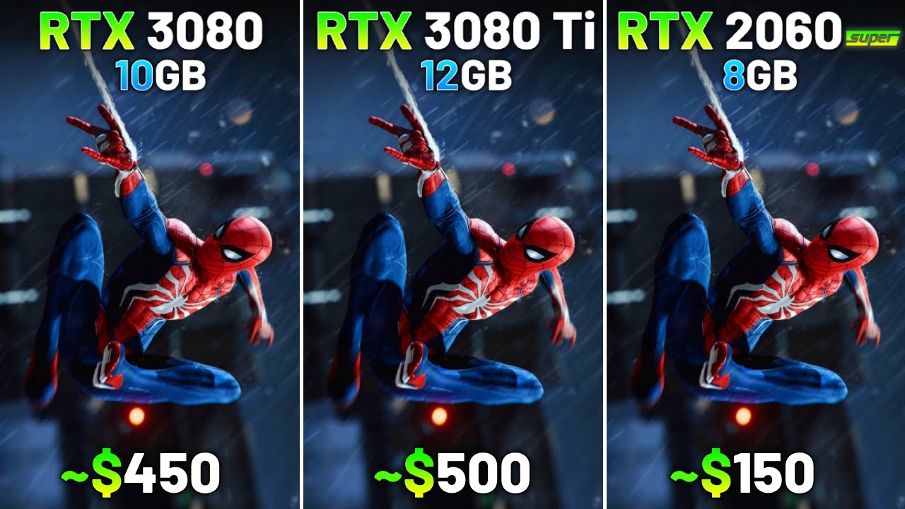 Стоит ли обновляться в 2025 году: RTX 3080 против RTX 3080 Ti против RTX 2060 SUPER | 1440p