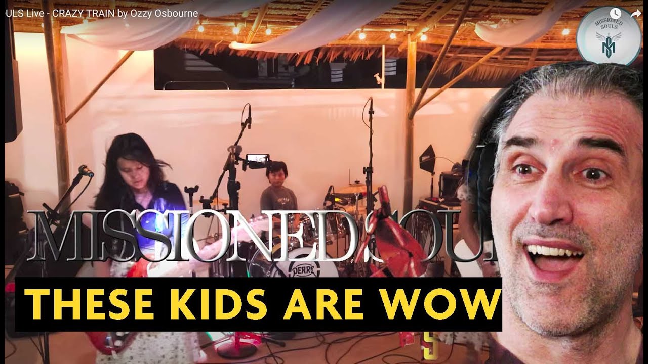 MISSIONED SOULS Live - CRAZY TRAIN by Ozzy Osbourne - REACTION