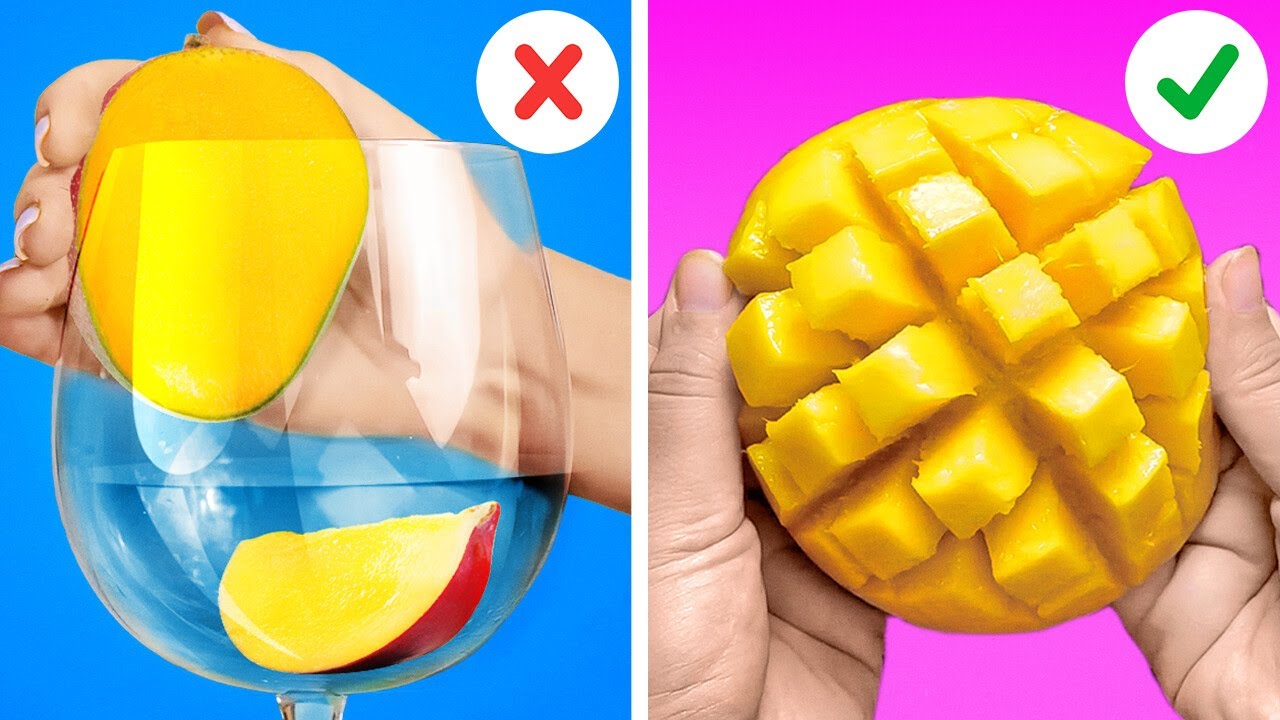 Genius Fruit Hacks || How To Peel And Cut Fruits