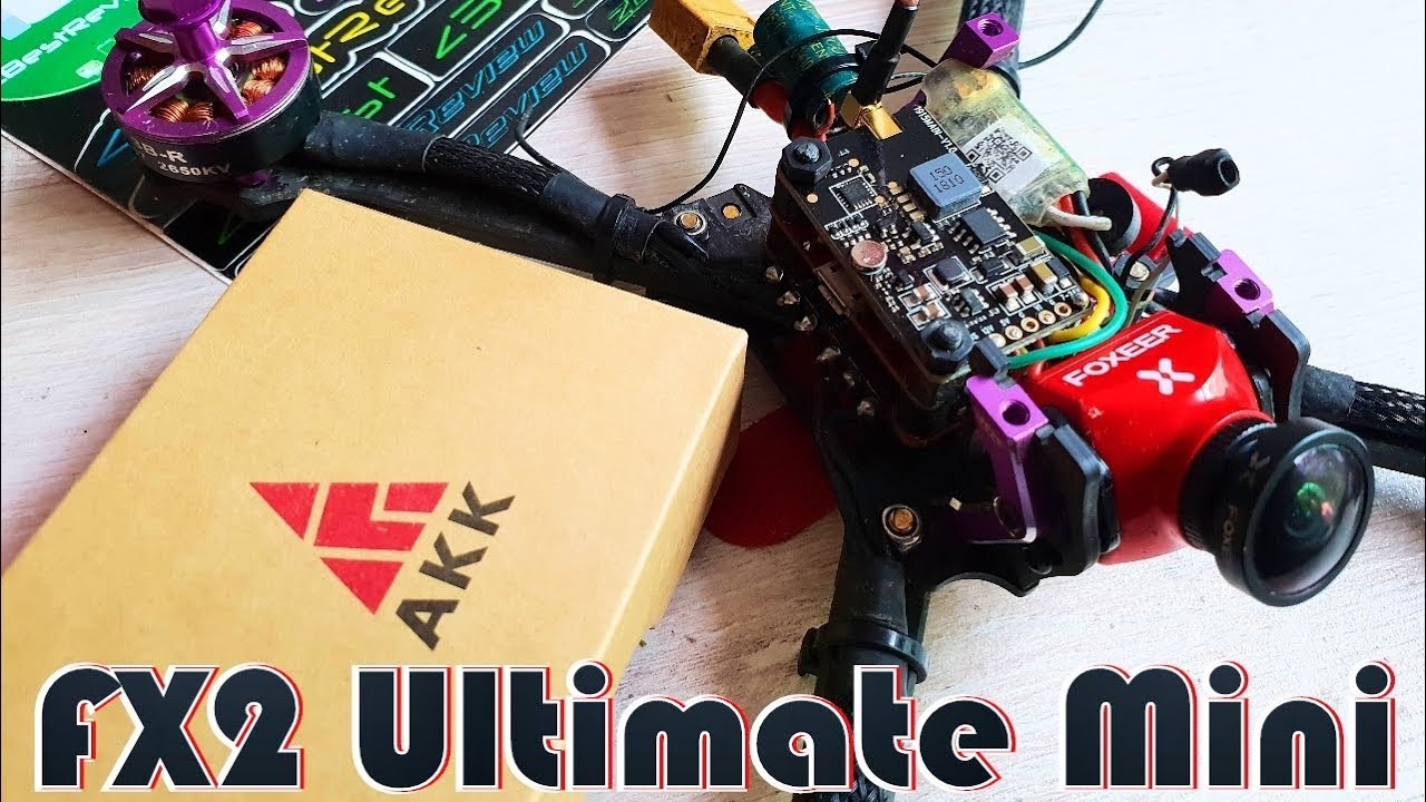 ✔ Видео передатчик AKK FX2 Ultimate Mini - 5V\12V Bec + MMCX\Smartaudio!