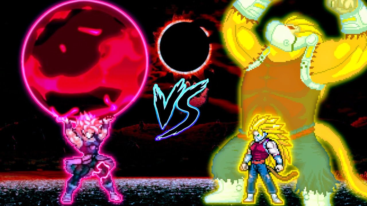 Broly DBS VS Cumber V3 in Jump Force Mugen