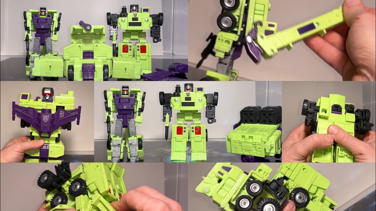 Transformers studio series 86 Devastator articulation updates. Questions answered & corrections SS