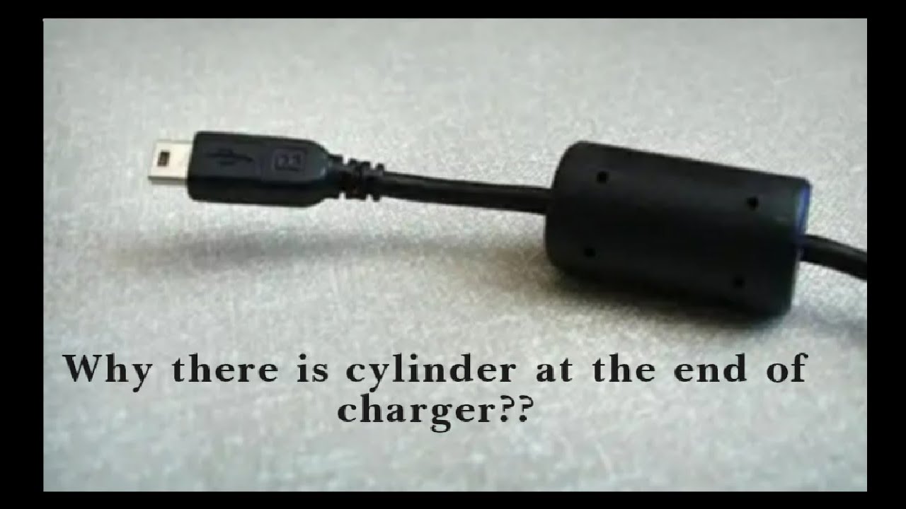 Why there is cylinder at the end of your laptop charger | Ferrite bead |