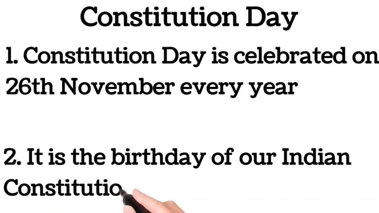 10 Lines on Constitution Day|Why Do We Celebrate Constitution Day?|