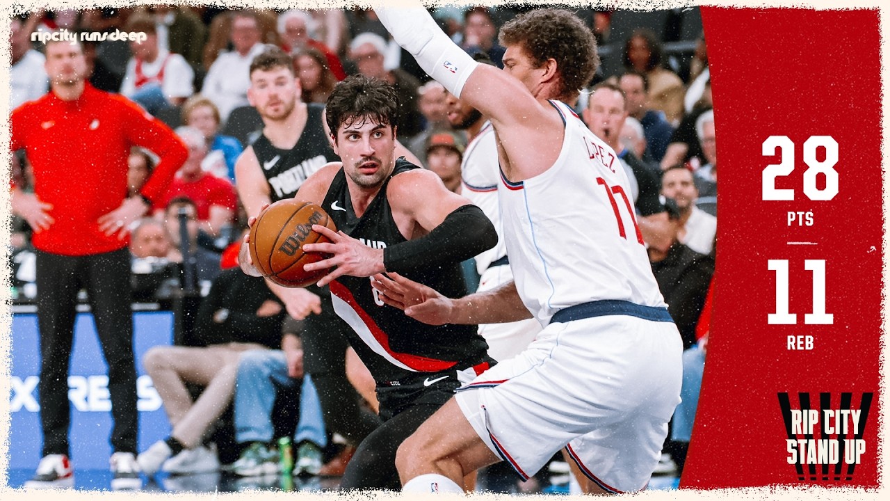 Deni Avdija DOUBLE-DOUBLE In Big Win vs Los Angeles Clippers | Portland Trail Blazers | Mar 31, 2026