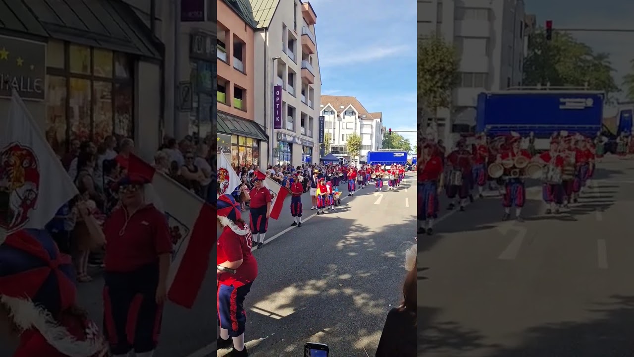 1.Bergsträßer Spielmanns und Fanfarenzug e.V Bensheim Winzerfest Umzug