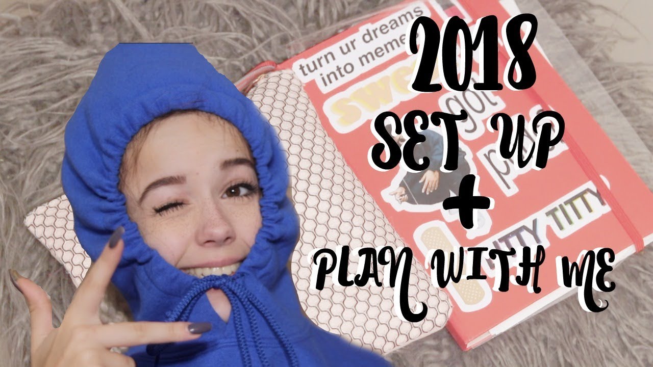 MY 2018 BULLET JOURNAL SET UP + PLAN WITH ME