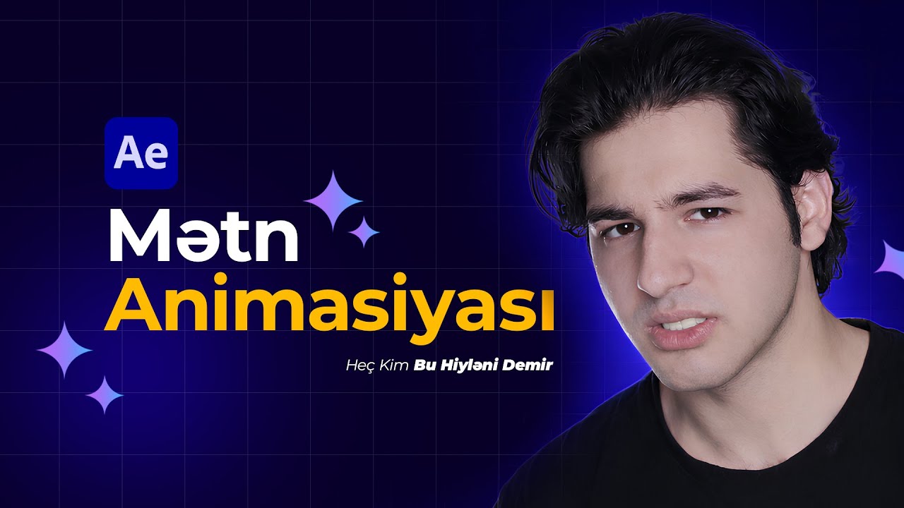 Text Animation Necə Edilir? | After Effects Sirləri