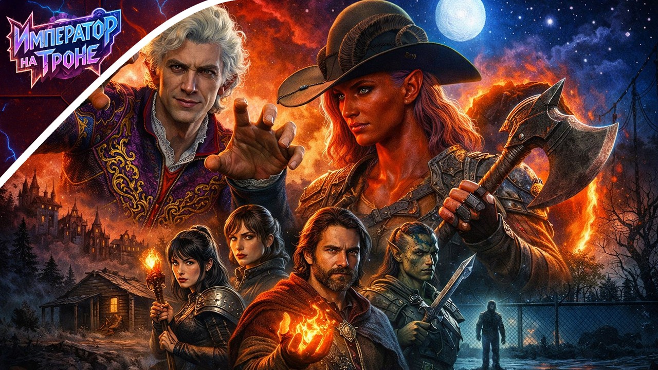 НОЧНАЯ DnD BALDURS GATE 3 С ПОДРУЖКОЙ