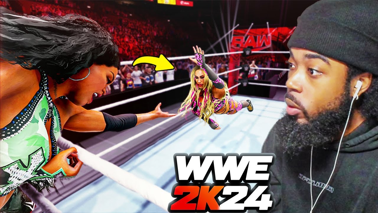 i formed a team with Carmella... | WWE 2K24 MyRISE
