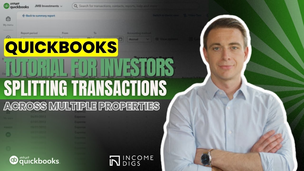 Quickbooks Online for Investors - Splitting Transactions Across Multiple Properties