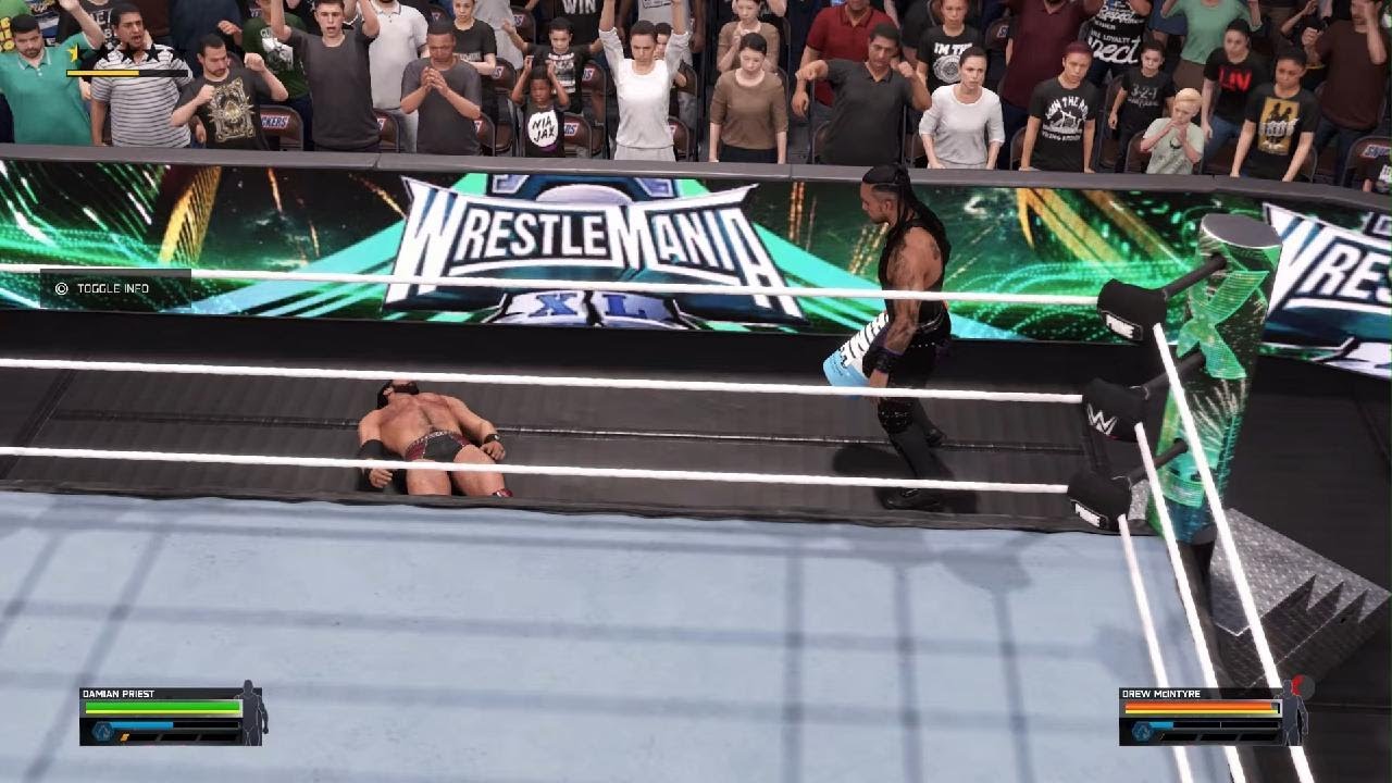 WWE 2K25 Dimian priest vs Drew mcantyre Casket Match