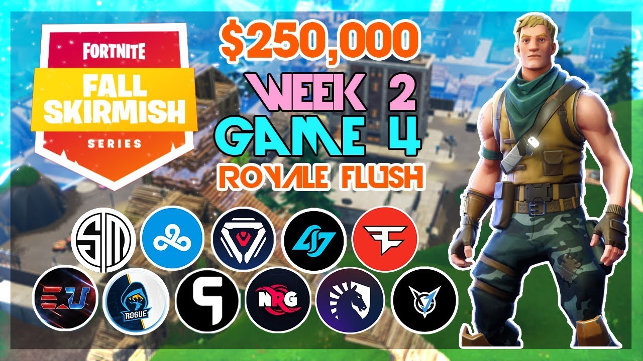 $250,000 🥊Royale Flush Fall Skirmish🥊 Week 2/Game 4 (Fortnite)