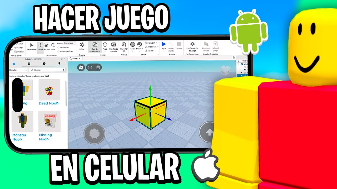 Cómo HACER un JUEGO DE ROBLOX en CELULAR *2026* (Muy Fácil)